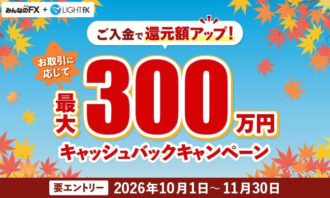 最大300万円キャッシュバックキャンペーン
