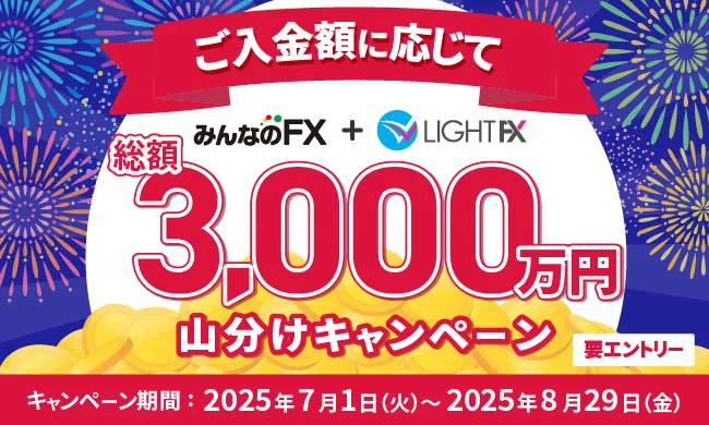 総額3,000万円山分けキャンペーン